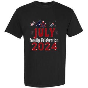 Celebrate 4th Of July 2024 With Family Matching Group Garment-Dyed Heavyweight T-Shirt