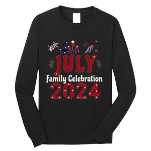 Celebrate 4th Of July 2024 With Family Matching Group Long Sleeve Shirt