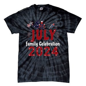 Celebrate 4th Of July 2024 With Family Matching Group Tie-Dye T-Shirt