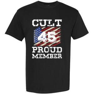 Cult 45 Proud Member Trump 2020 Election Support Gifts Garment-Dyed Heavyweight T-Shirt