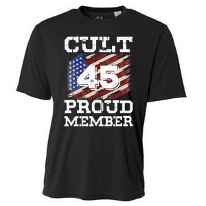 Cult 45 Proud Member Trump 2020 Election Support Gifts Cooling Performance Crew T-Shirt