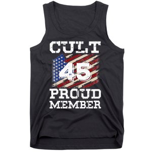 Cult 45 Proud Member Trump 2020 Election Support Gifts Tank Top