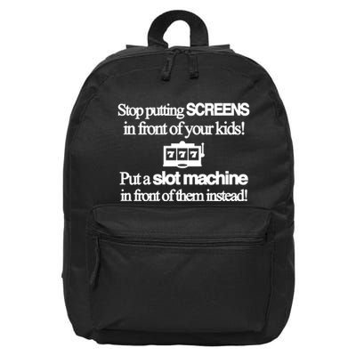 Classy 4 U Stop Putting Screens 16 in Basic Backpack