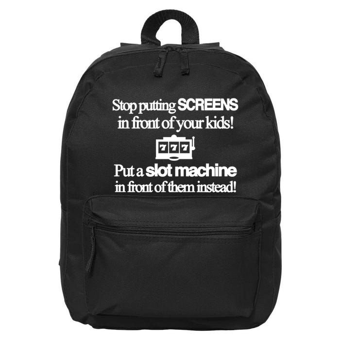 Classy 4 U Stop Putting Screens 16 in Basic Backpack