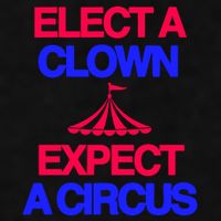 Classy 4 U Elect A Clown Expect A Circus Ladies PosiCharge Tri-Blend Wicking Tank