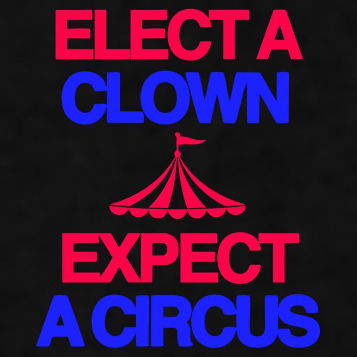 Classy 4 U Elect A Clown Expect A Circus Ladies PosiCharge Tri-Blend Wicking Tank