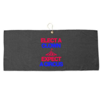 Classy 4 U Elect A Clown Expect A Circus Large Microfiber Waffle Golf Towel