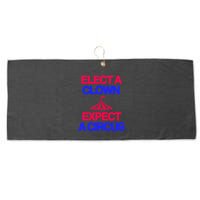 Classy 4 U Elect A Clown Expect A Circus Large Microfiber Waffle Golf Towel