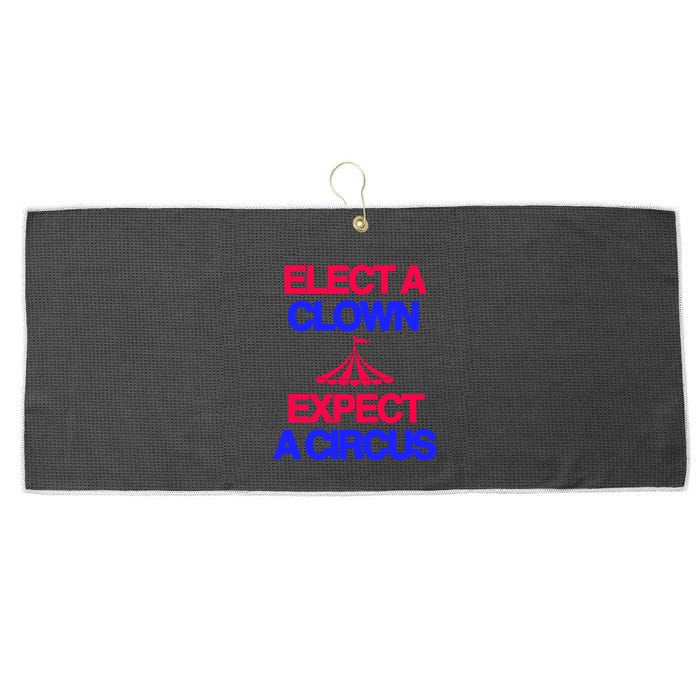 Classy 4 U Elect A Clown Expect A Circus Large Microfiber Waffle Golf Towel