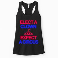 Classy 4 U Elect A Clown Expect A Circus Womens Tank Top