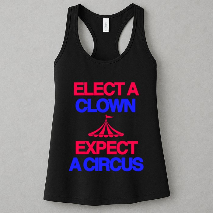Classy 4 U Elect A Clown Expect A Circus Womens Tank Top