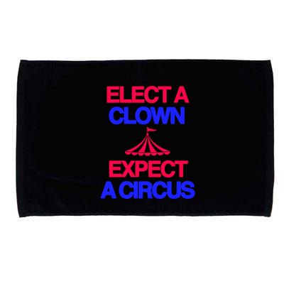 Classy 4 U Elect A Clown Expect A Circus Microfiber Hand Towel