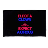 Classy 4 U Elect A Clown Expect A Circus Microfiber Hand Towel