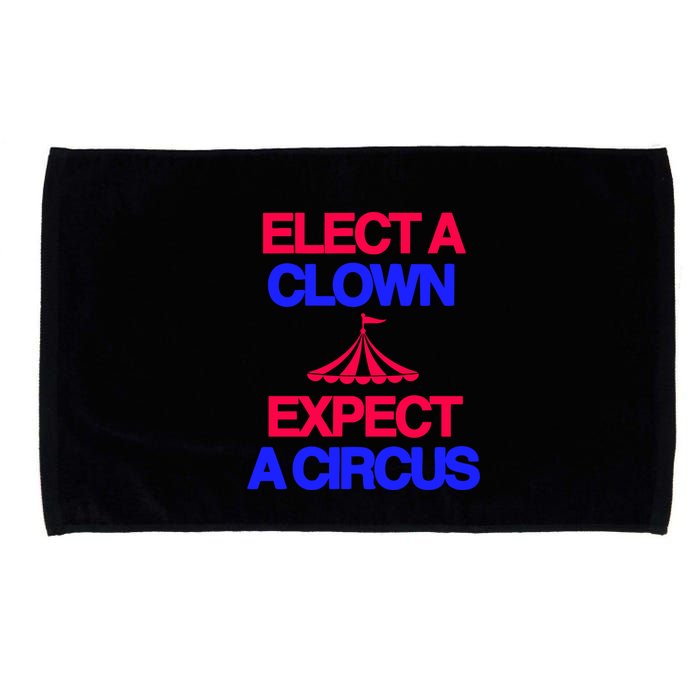 Classy 4 U Elect A Clown Expect A Circus Microfiber Hand Towel