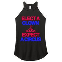 Classy 4 U Elect A Clown Expect A Circus Women's Perfect Tri Rocker Tank