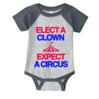 Classy 4 U Elect A Clown Expect A Circus Infant Baby Jersey Bodysuit
