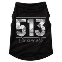 Cincinnati 513 Area Code Skyline Ohio Vintage Doggie Tank