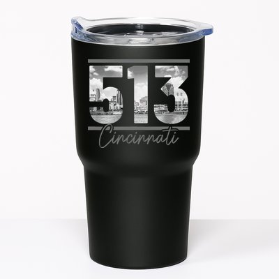 Cincinnati 513 Area Code Skyline Ohio Vintage Tumbler