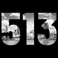 Cincinnati 513 Area Code Skyline Ohio Vintage Long Sleeve Shirt