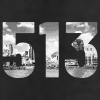 Cincinnati 513 Area Code Skyline Ohio Vintage Golf Towel