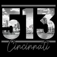 Cincinnati 513 Area Code Skyline Ohio Vintage Bucket Hat