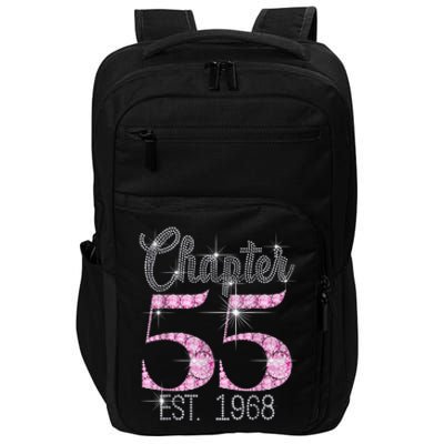 Chapter 55th Birthday Est 1968 Birthday Gift Impact Tech Backpack