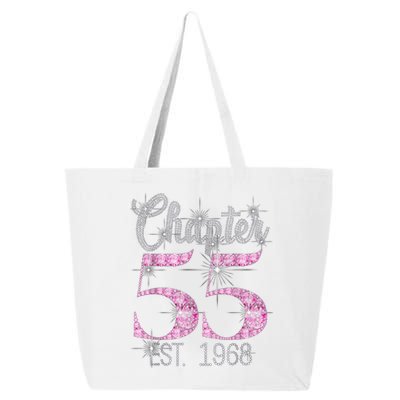 Chapter 55th Birthday Est 1968 Birthday Gift 25L Jumbo Tote