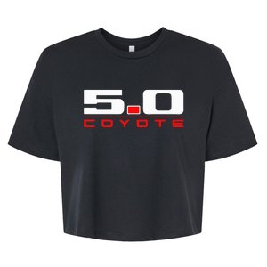 Coyote 5.0 Bella+Canvas Jersey Crop Tee