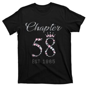 Chapter 58 EST 1965 58Th Birthday Gift For Cute T-Shirt