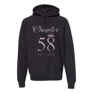 Chapter 58 EST 1965 58Th Birthday Gift For Cute Premium Hoodie