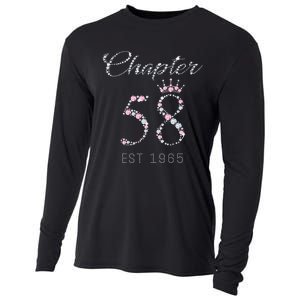 Chapter 58 EST 1965 58Th Birthday Gift For Cute Cooling Performance Long Sleeve Crew