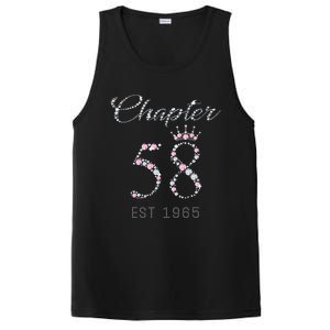 Chapter 58 EST 1965 58Th Birthday Gift For Cute PosiCharge Competitor Tank