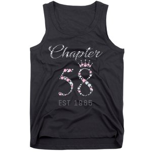 Chapter 58 EST 1965 58Th Birthday Gift For Cute Tank Top