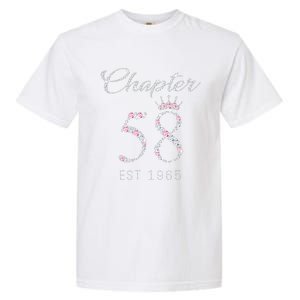 Chapter 58 EST 1965 58Th Birthday Gift For Cute Garment-Dyed Heavyweight T-Shirt