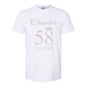 Chapter 58 EST 1965 58Th Birthday Gift For Cute Softstyle CVC T-Shirt