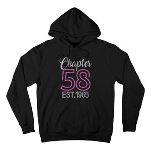 Chapter 58 EST 1965 58th Birthday Gift For Womens Hoodie