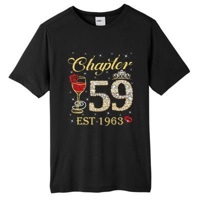 Chapter 59 Est 1963 59th Birthday Tee Gift Ladies Gift Tall Fusion ChromaSoft Performance T-Shirt