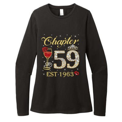 Chapter 59 Est 1963 59th Birthday Tee Gift Ladies Gift Womens CVC Long Sleeve Shirt