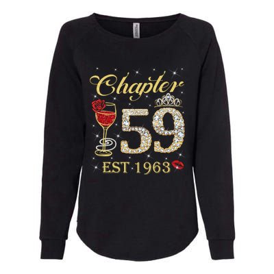 Chapter 59 Est 1963 59th Birthday Tee Gift Ladies Gift Womens California Wash Sweatshirt