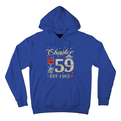 Chapter 59 Est 1963 59th Birthday Tee Gift Ladies Gift Hoodie