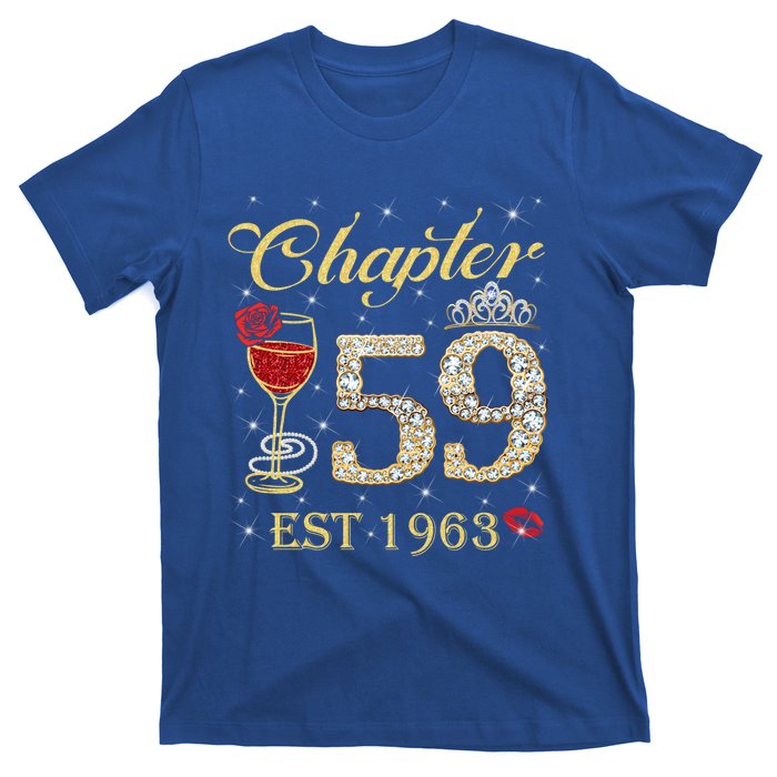 Chapter 59 Est 1963 59th Birthday Tee Gift Ladies Gift T-Shirt