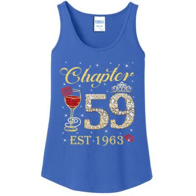 Chapter 59 Est 1963 59th Birthday Tee Gift Ladies Gift Ladies Essential Tank