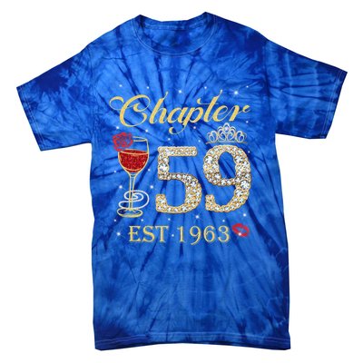 Chapter 59 Est 1963 59th Birthday Tee Gift Ladies Gift Tie-Dye T-Shirt