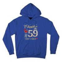 Chapter 59 Est 1963 59th Birthday Tee Gift Ladies Gift Tall Hoodie