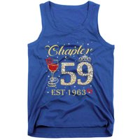 Chapter 59 Est 1963 59th Birthday Tee Gift Ladies Gift Tank Top