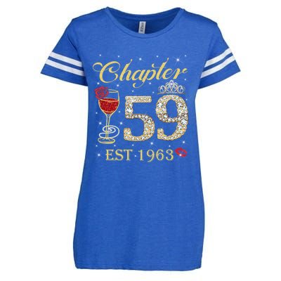 Chapter 59 Est 1963 59th Birthday Tee Gift Ladies Gift Enza Ladies Jersey Football T-Shirt