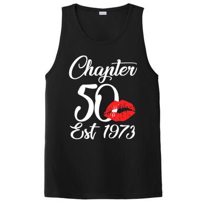 Chapter 50 EST 1973 50th Birthday Lips For Wo PosiCharge Competitor Tank