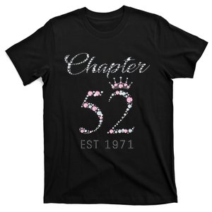 Chapter 52 EST 1971 52nd Birthday Gift For Cute T-Shirt