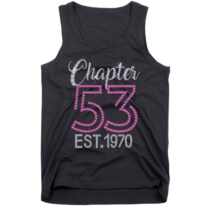 Chapter 53 EST 1970 53rd Birthday Gift For Womens Tank Top