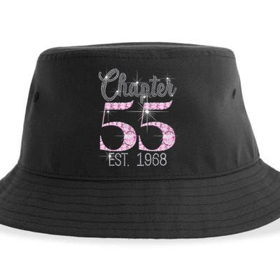 Chapter 55 EST 1968 55th Birthday Gift For Cute Sustainable Bucket Hat